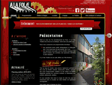 Tablet Screenshot of folietheatre.com